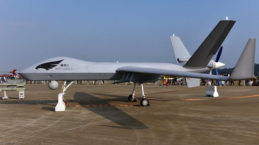 Drone militar chino: Wing Loong (2023).